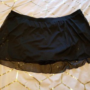 Sheer skirt swim skirt